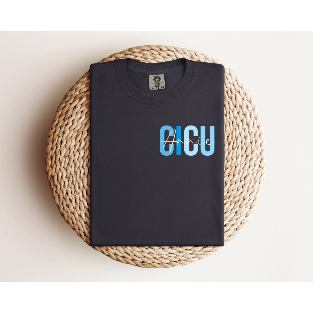 ICU and PCU Units with Name Personalization - Comfort Colors Series