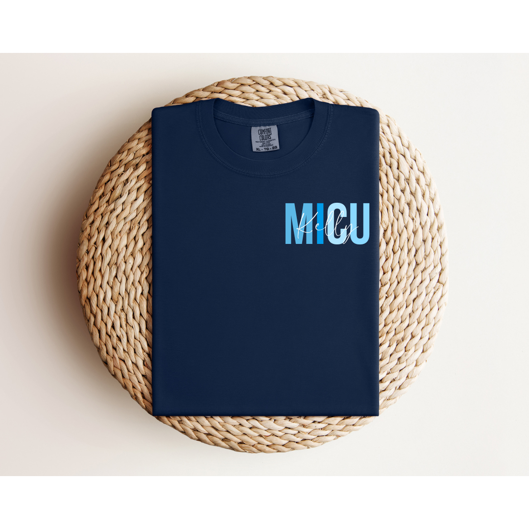 ICU and PCU Units with Name Personalization - Comfort Colors Series