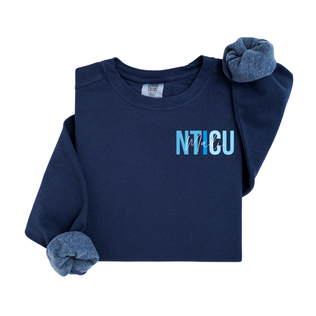 ICU and PCU Units with Name Personalization - Comfort Colors Series