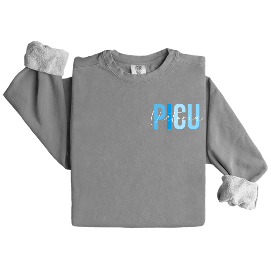 ICU and PCU Units with Name Personalization - Comfort Colors Series