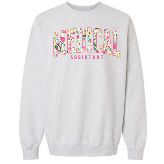 Medical Assistant Gildan Crewneck Sweatshirts