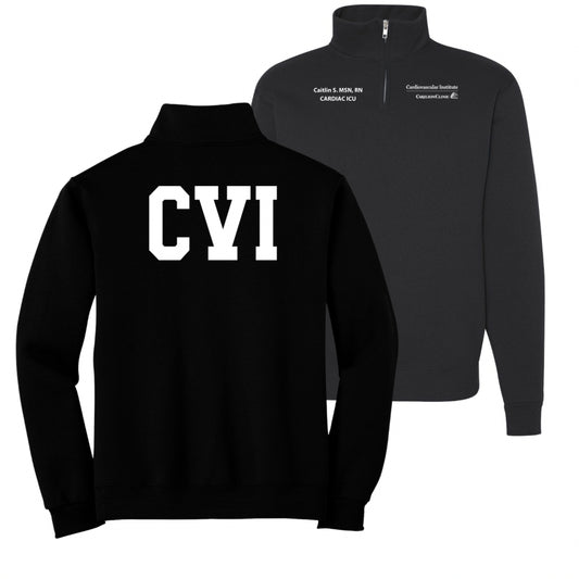 Carilion Clinic Cardiovascular Jerzee Quarter Zip