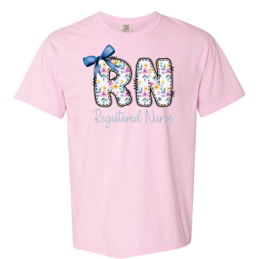 RN Blue Spring Design - Comfort Colors T-Shirt