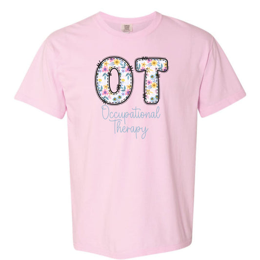 Occupational Therapy Spring Design - Comfort Colors T-Shirt