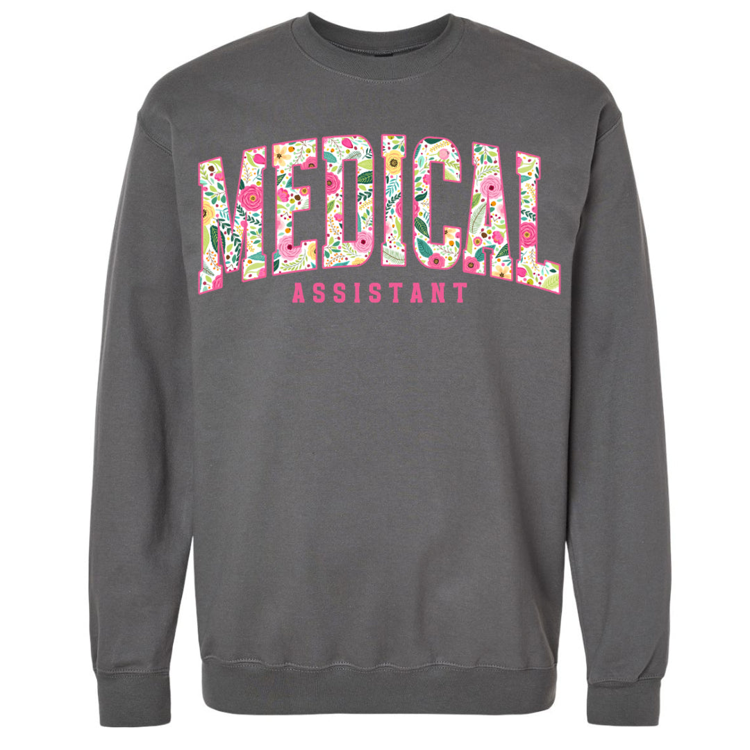 Medical Assistant Gildan Crewneck Sweatshirts
