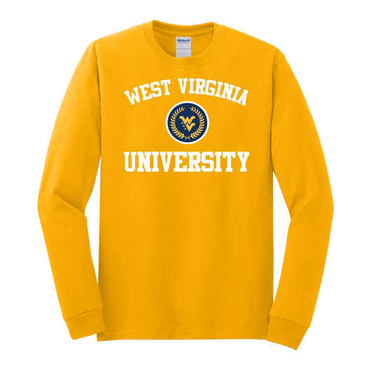 WVU Crest with Collegiate Mountaineers - Gildan Series