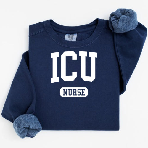 ICU Nurse Collegiate - Comfort Colors