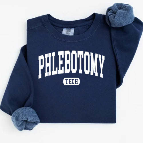 Phlebotomy Tech Collegiate - Comfort Colors