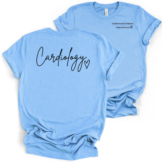 Carilion Clinic Cardiology with Heart Bella and Canvas - T-Shirt