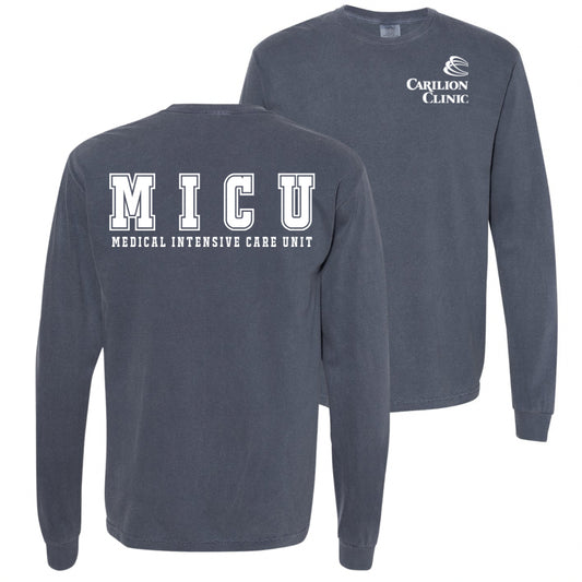 Carilion Clinic MICU Nurse - Comfort Colors Long Sleeve T-Shirt